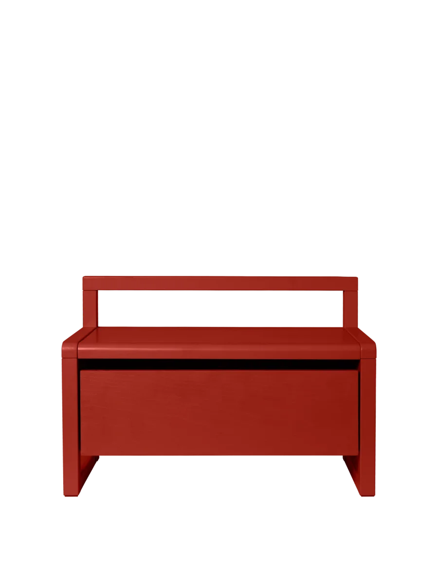 Little Architect Storage Bench - Poppy Red – Bild 2