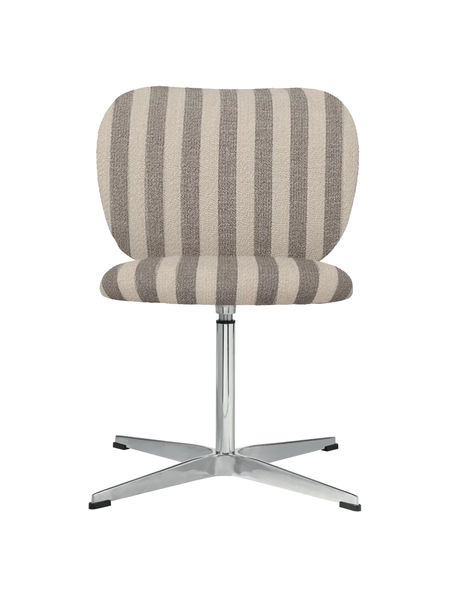 Rico Chair - Swivel - Louisiana - Sand/Off-White