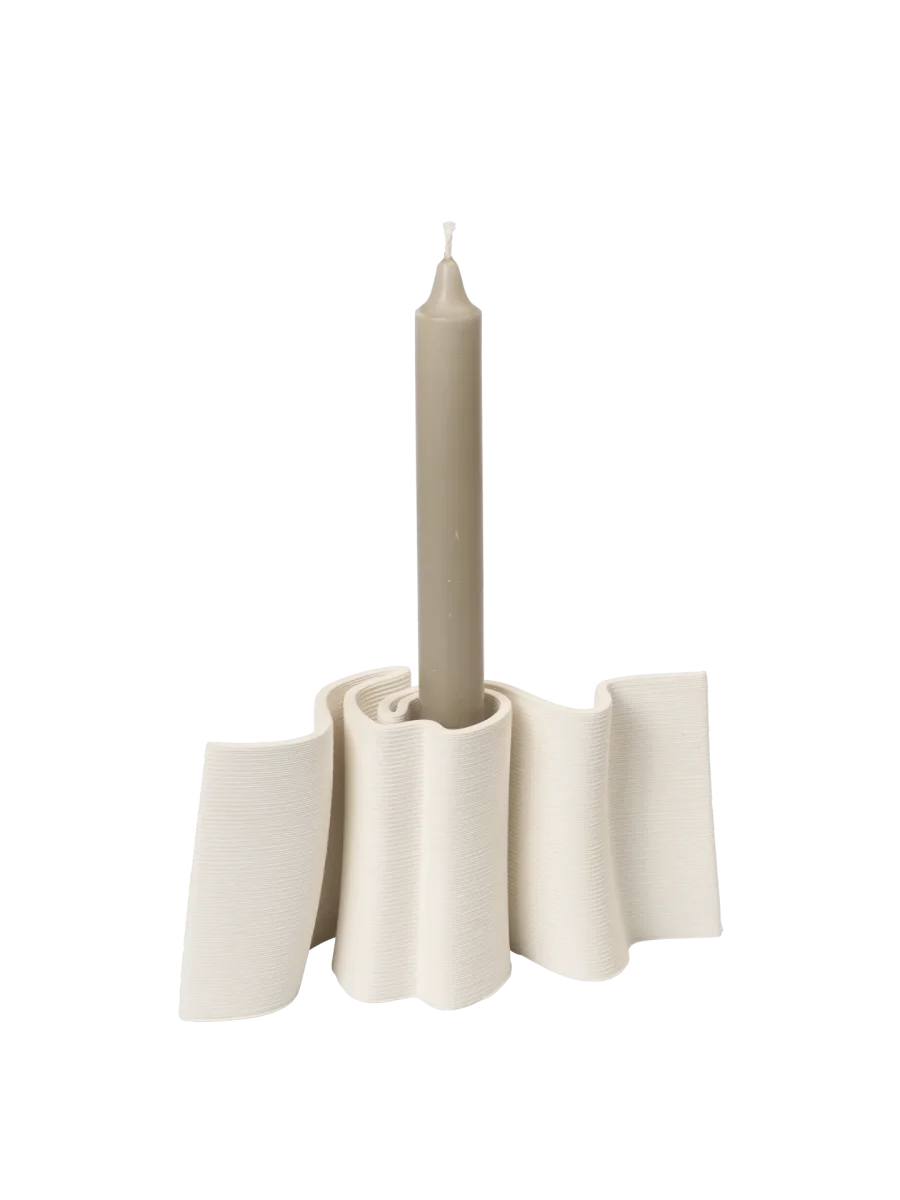 Dedali Candle Holder - Off-White – Bild 2