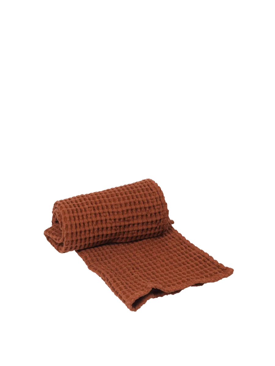 Organic Hand Towel - Brown Clay – Bild 2