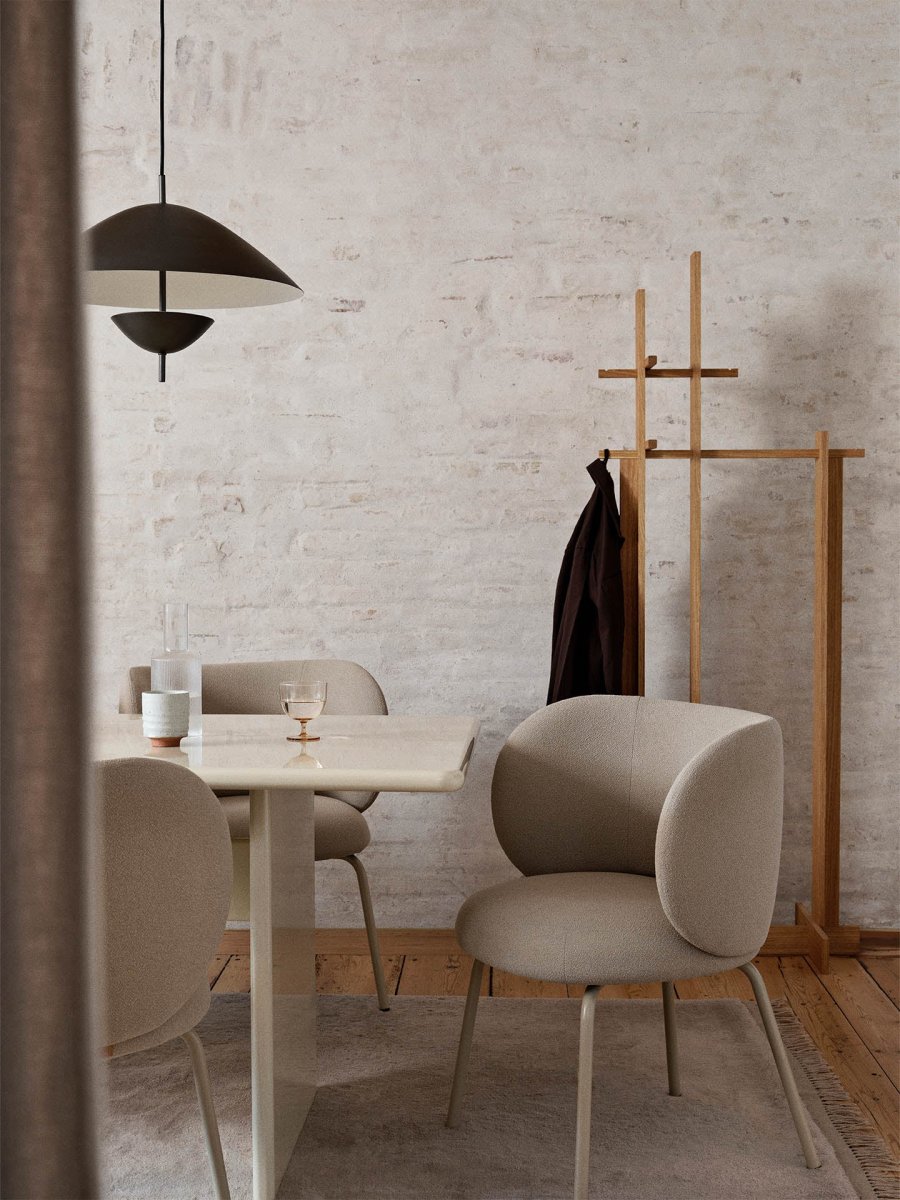 Rico Dining Chair - Cashmere - Grain - Cashmere – Bild 3