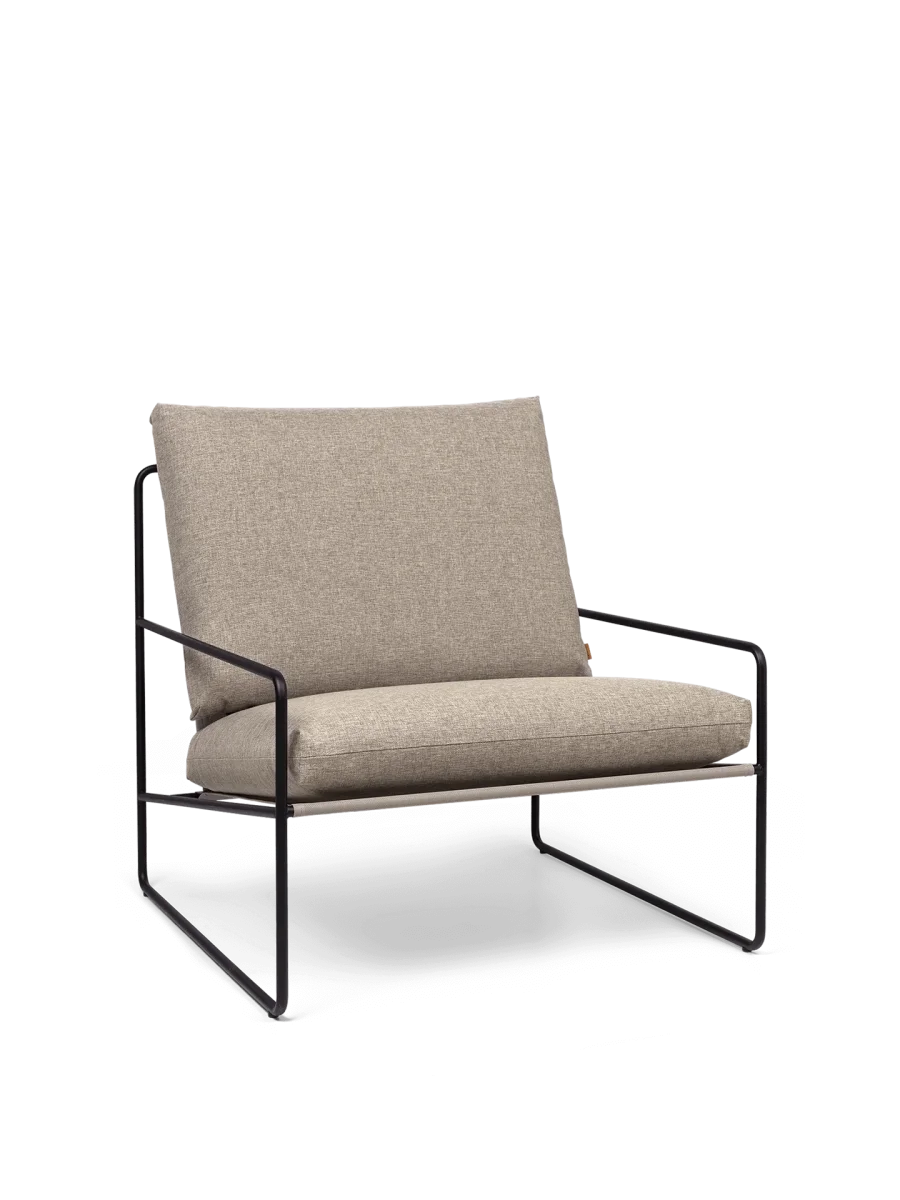 Desert 1-seater - Black - Dolce - Dark Sand