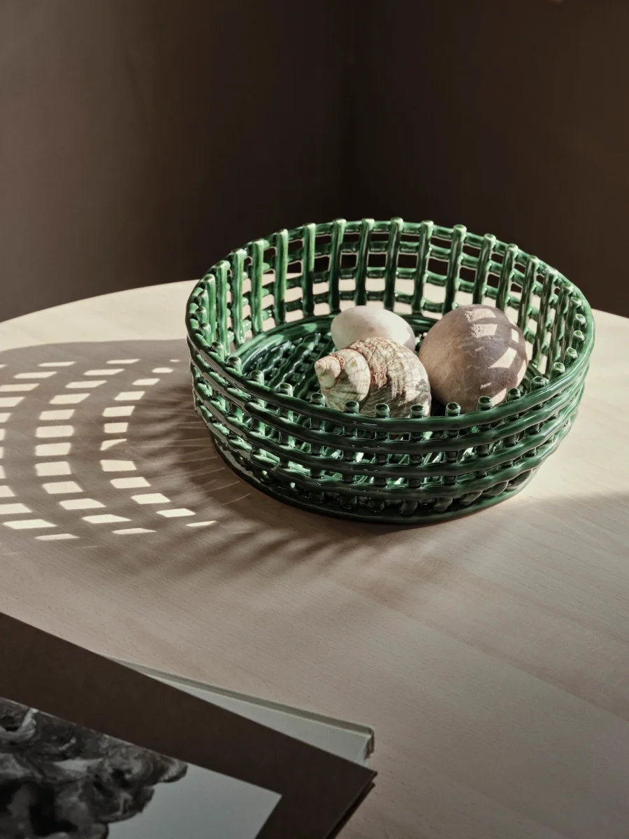 Ceramic Centrepiece - Emerald Green – Bild 3