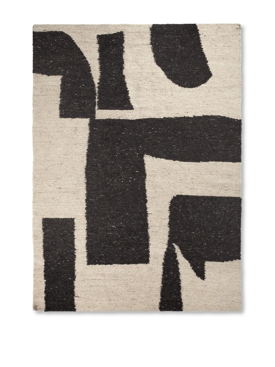 Piece Rug - Off-White/Coffee – Bild 5