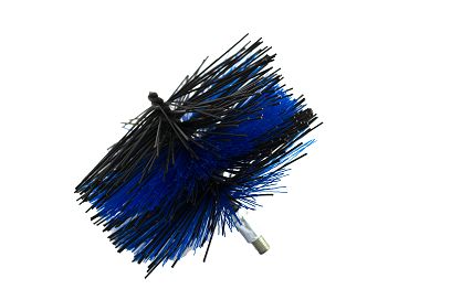 Kaminbürste Ø180 mm – Kunststoffborste, M12-Gewinde für Kaminrohre